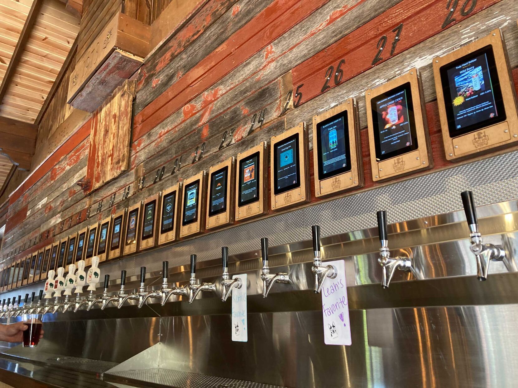 Dirty Dog tap lines